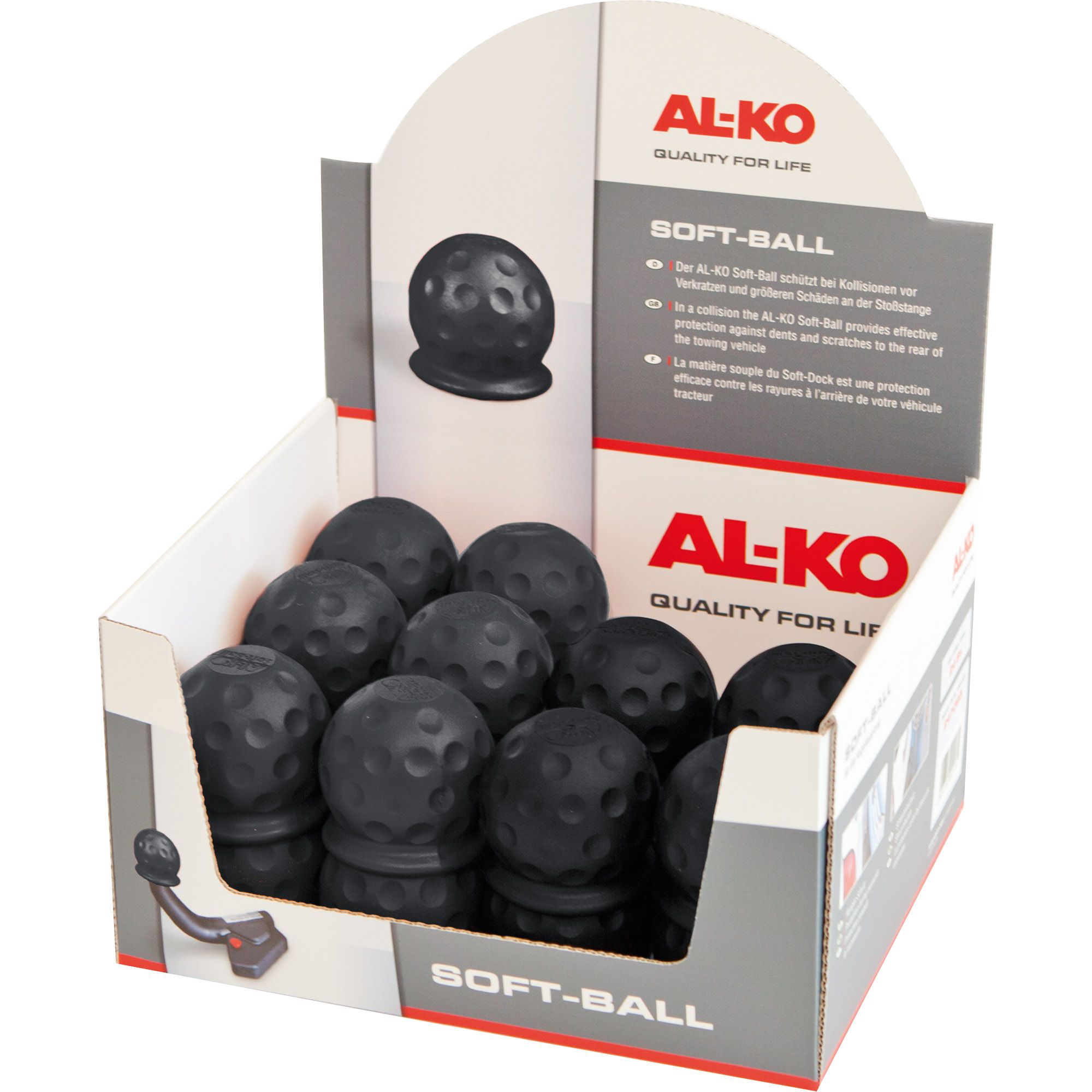 Soft-Ball présentoir de comptoir, noir, 24 pièce