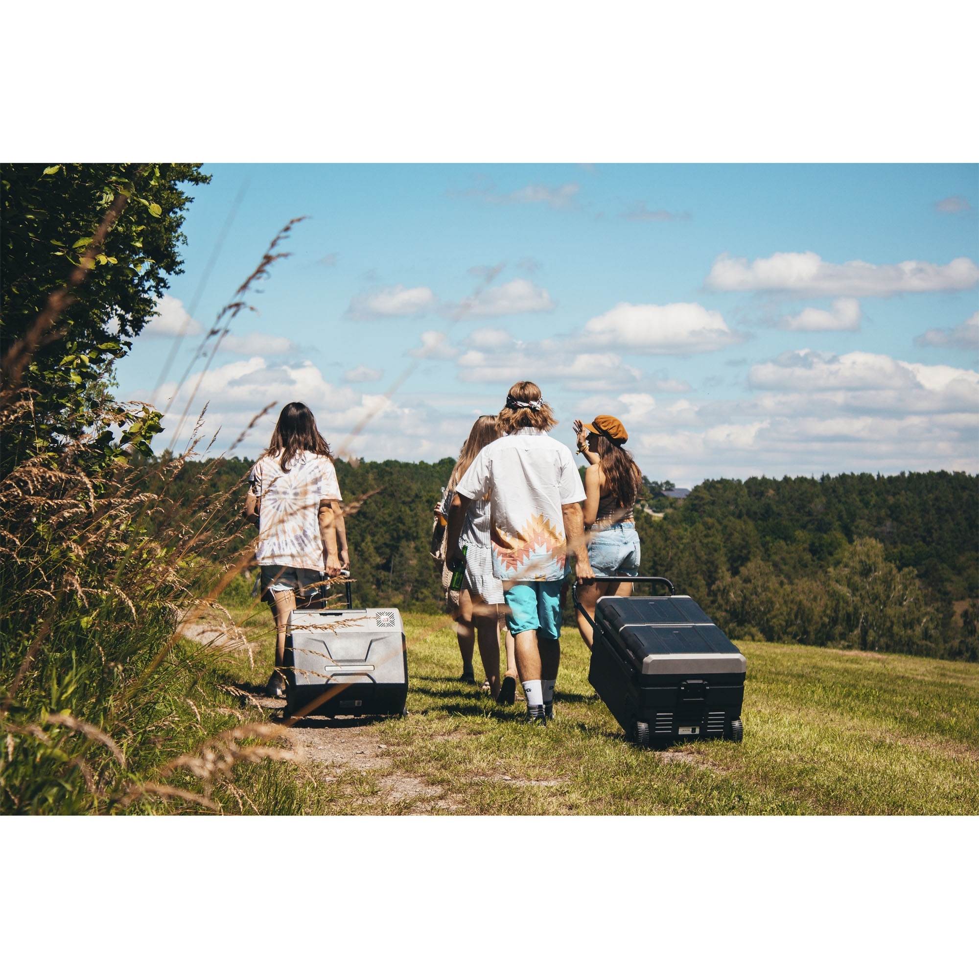 Glacière mobile à roulettes, Freezbox 75