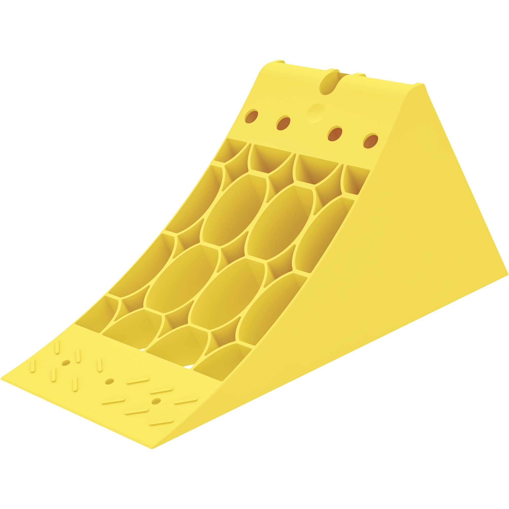 Pied de support E36, L 335 mm, R jusqu'à 355 mm, plastique, jaune