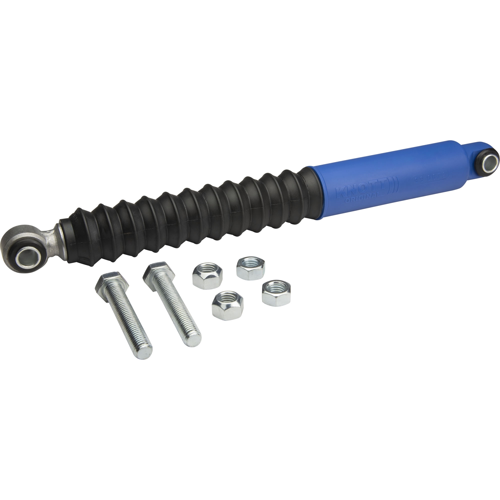 Kit d'amortisseurs Knott, charge d'essieu 1800 kg, bleu