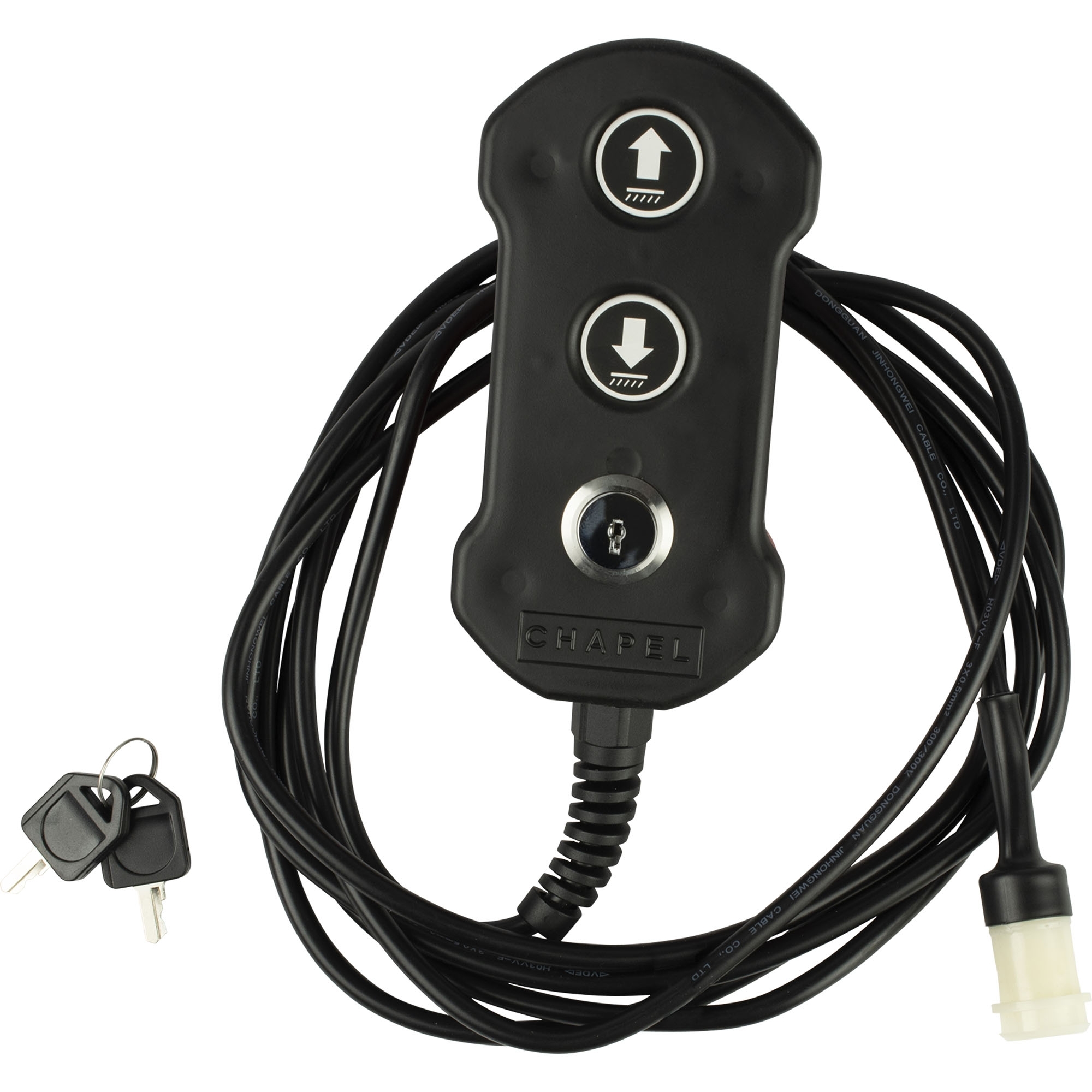 Boîte de commande pour groupe électro-hydraulique, verrouillable