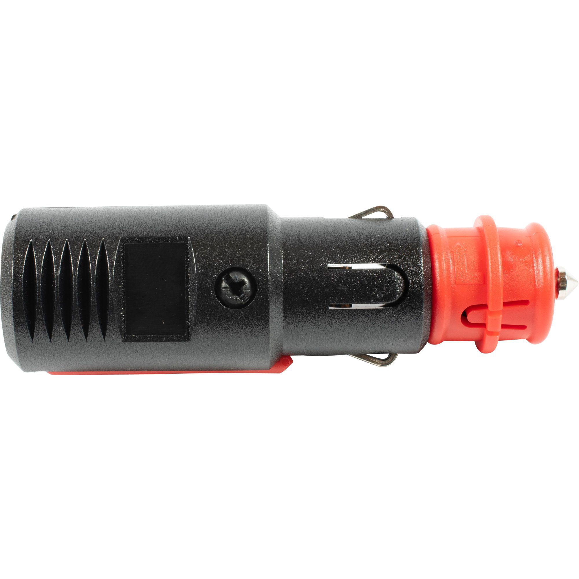 Prise mâle 2 plots, 6 à 24V, PVC, emboîtable