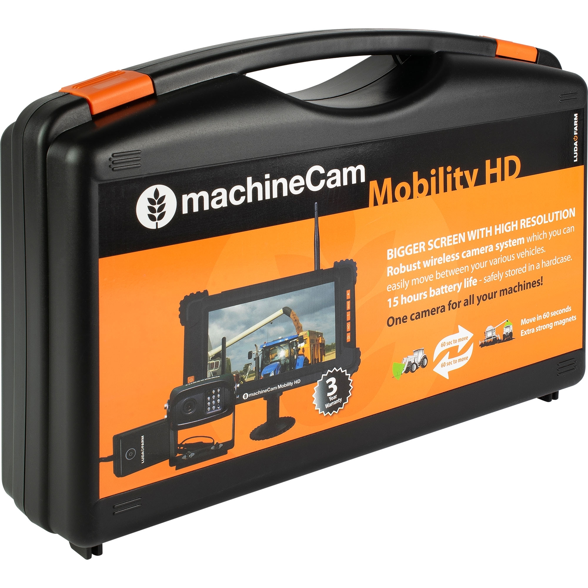 MachineCam Mobility HD, wireless, avec moniteur et caméra