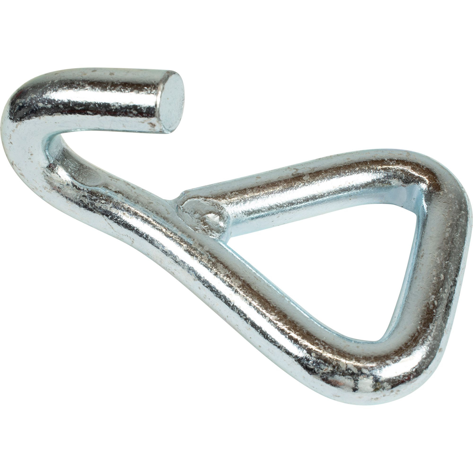 Crochet triangulaire pour sangle largeur 50 mm, crochet Ø 15 mm Crochet triangulaire pour sangle largeur 50 mm, crochet Ø 15 mm