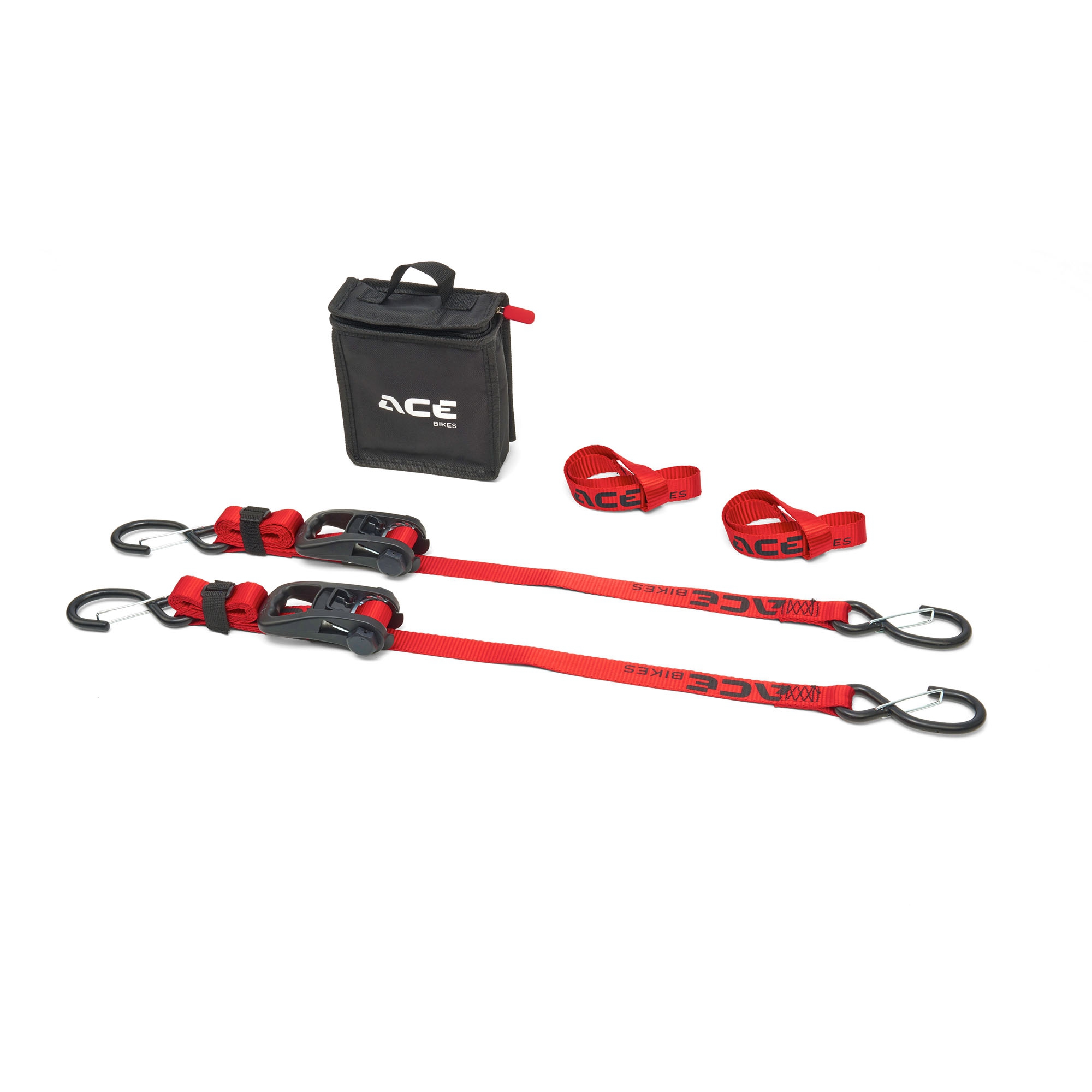 Ensemble de sangles d'arrimage pour moto, ACEBIKES, L 1400 mm, 350daN