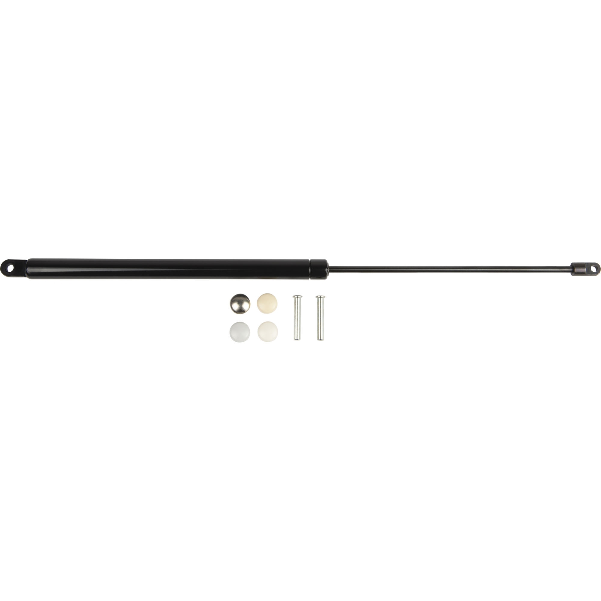 Ressort à gaz avec kit de fixation, Longueur 330 mm