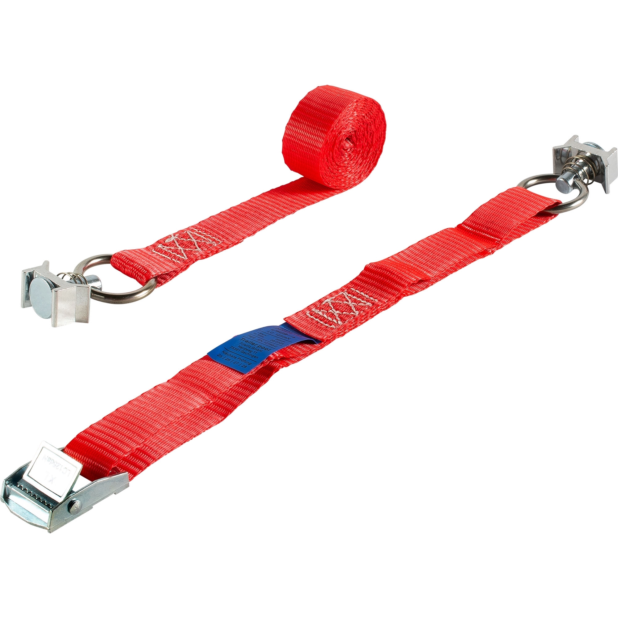 Sangle d'arrimage 2 pièces pour rail aérien, L 2000 mm, LC125 daN