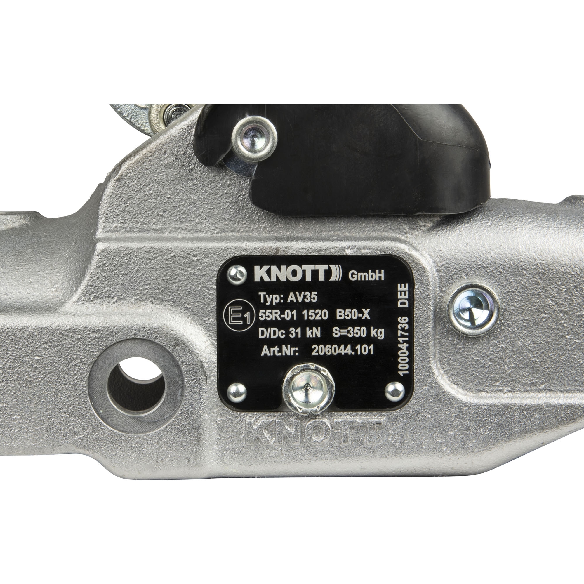 Accouplement à boule, 3500 kg, Knott AV35, Ø 60 mm