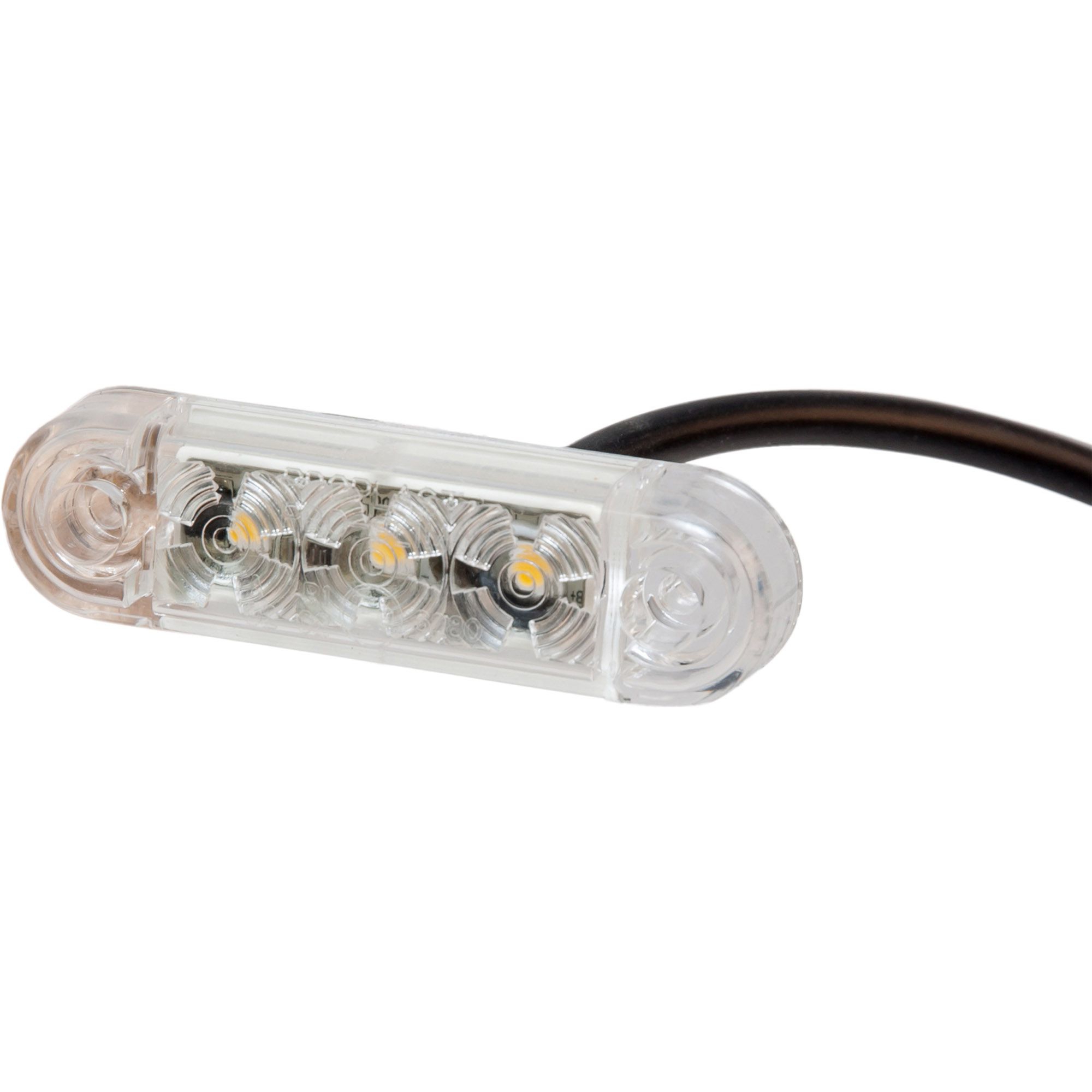 Feu de position LED, blanc 12V, ultra plat