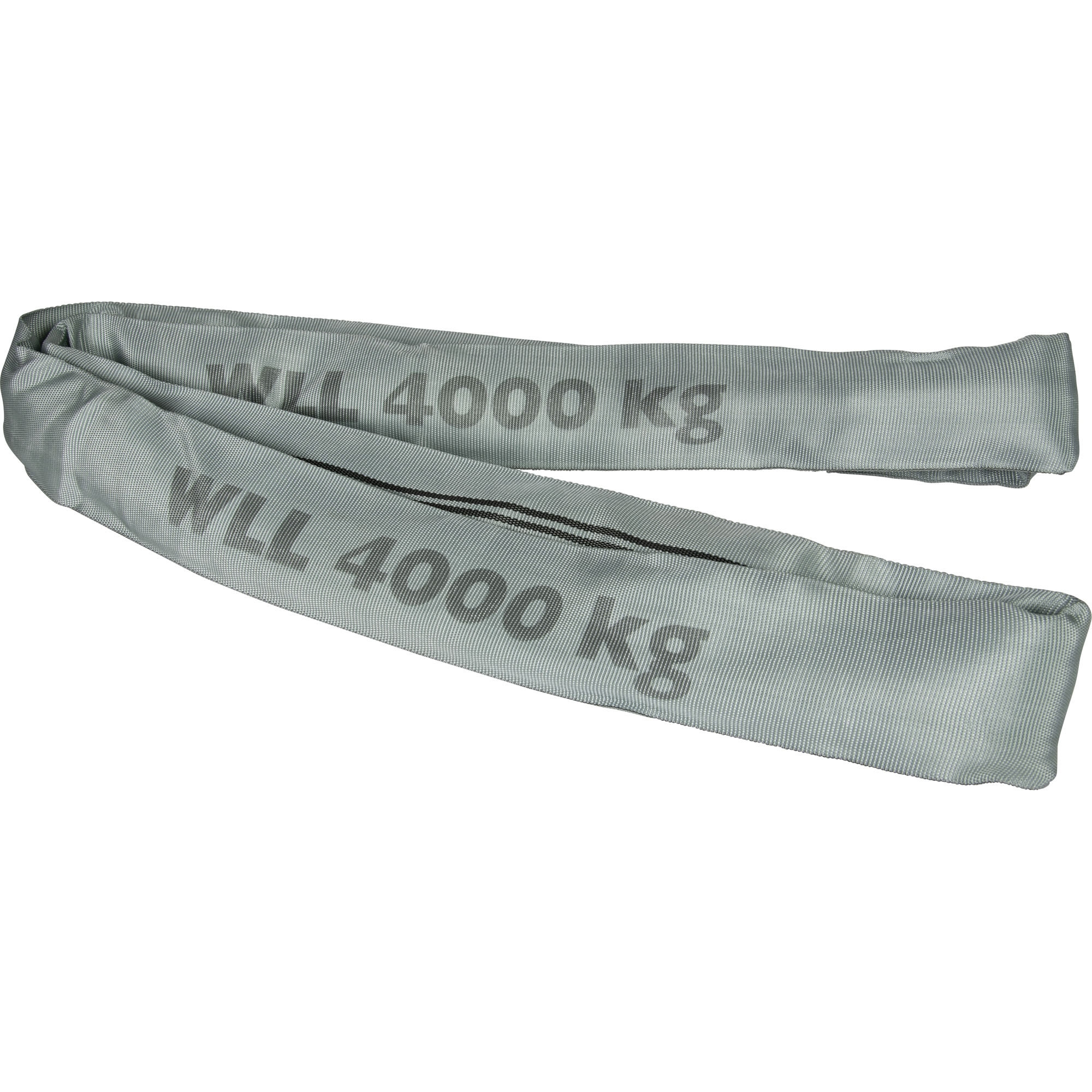 Boucle ronde 4000 kg, L 4000 mm, P 8000 mm, gris