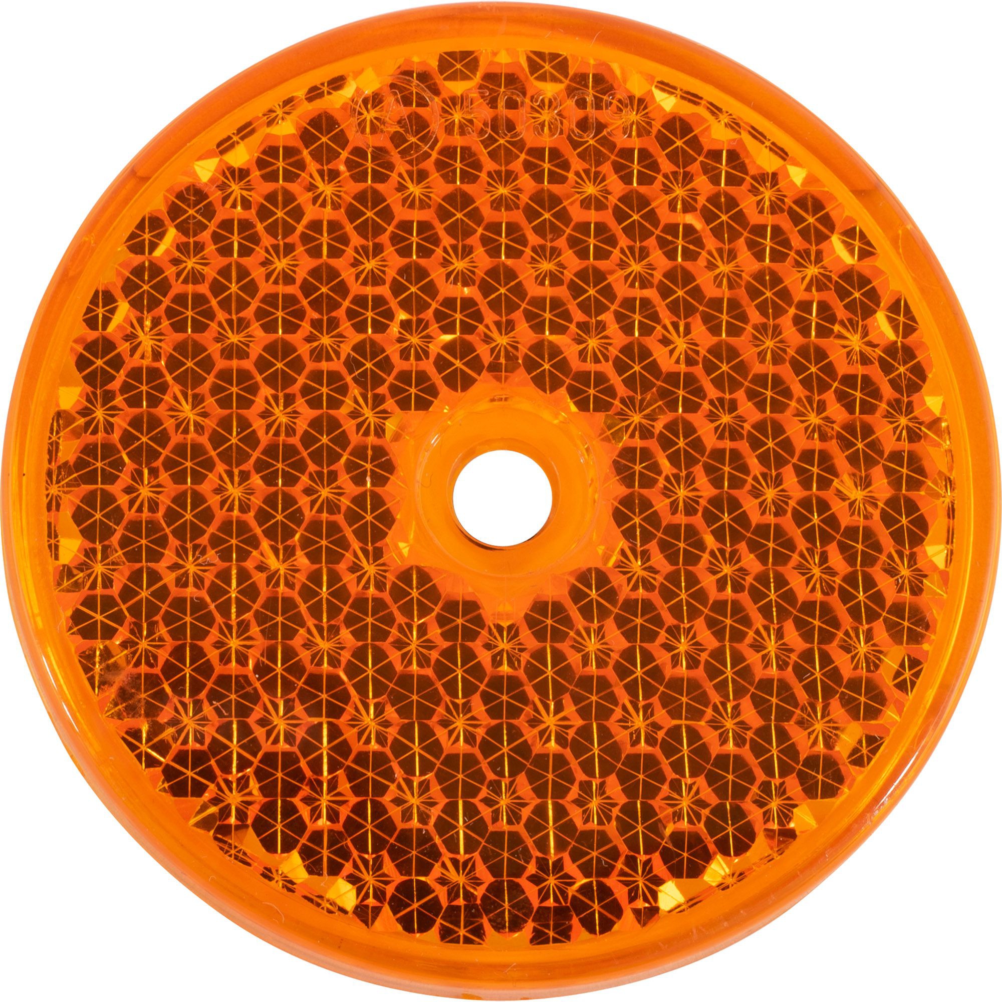 Catadioptre réfléchissant Ø 60 mm, blanc, à visser