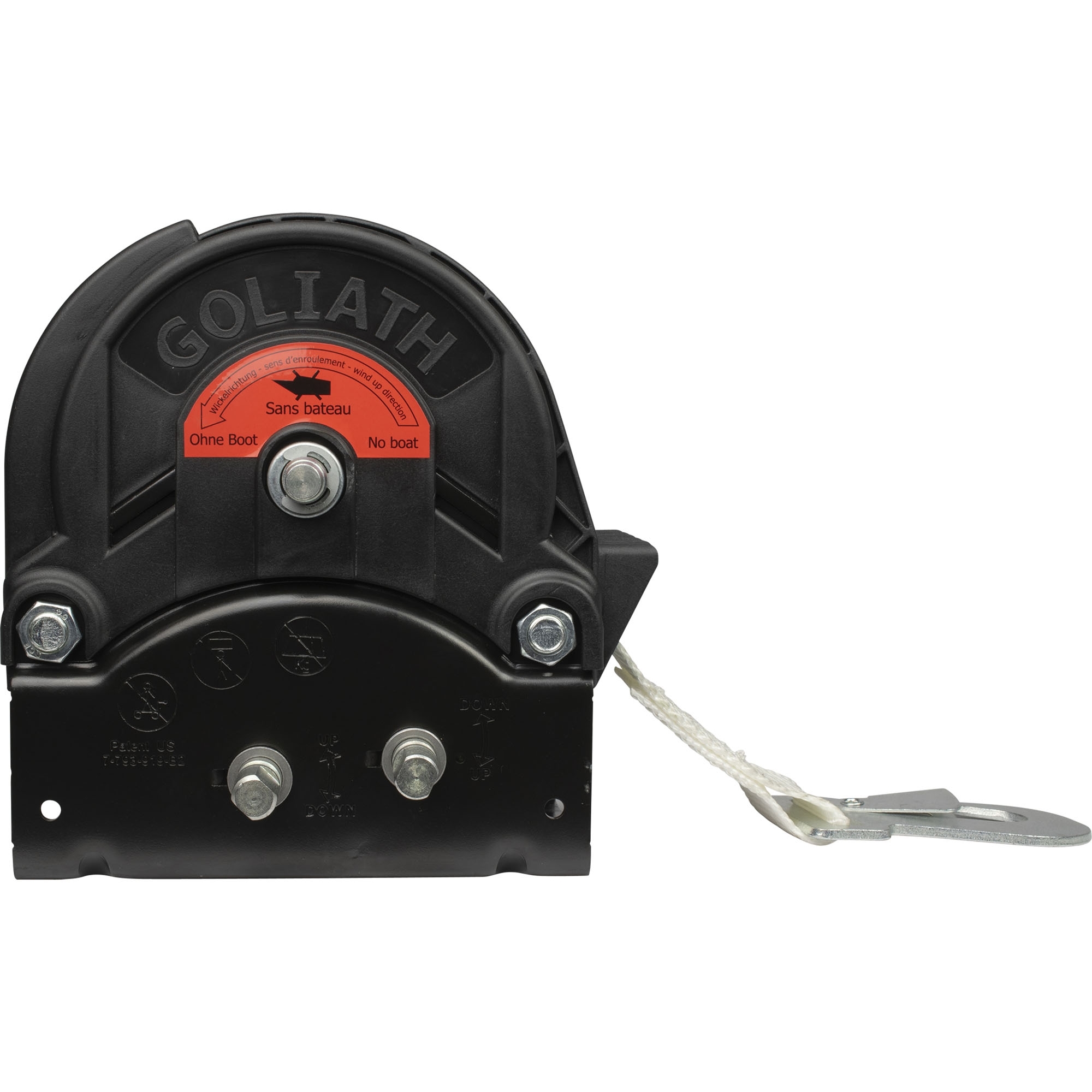 Treuil à main, TS1200, 1200 kg, bande 8 m