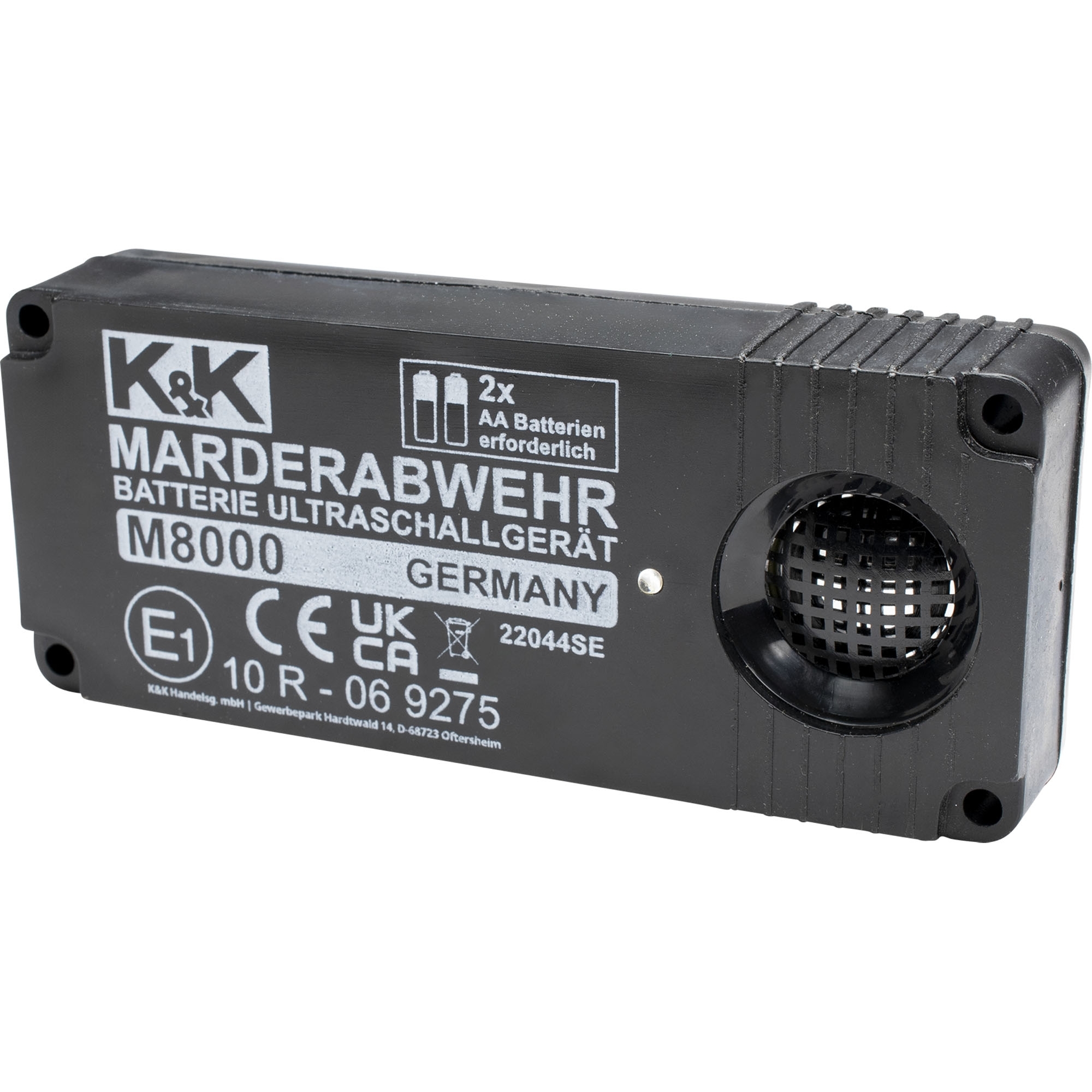 Dissuasion des fouines avec ultrasons, alimenté par batterie, M8000