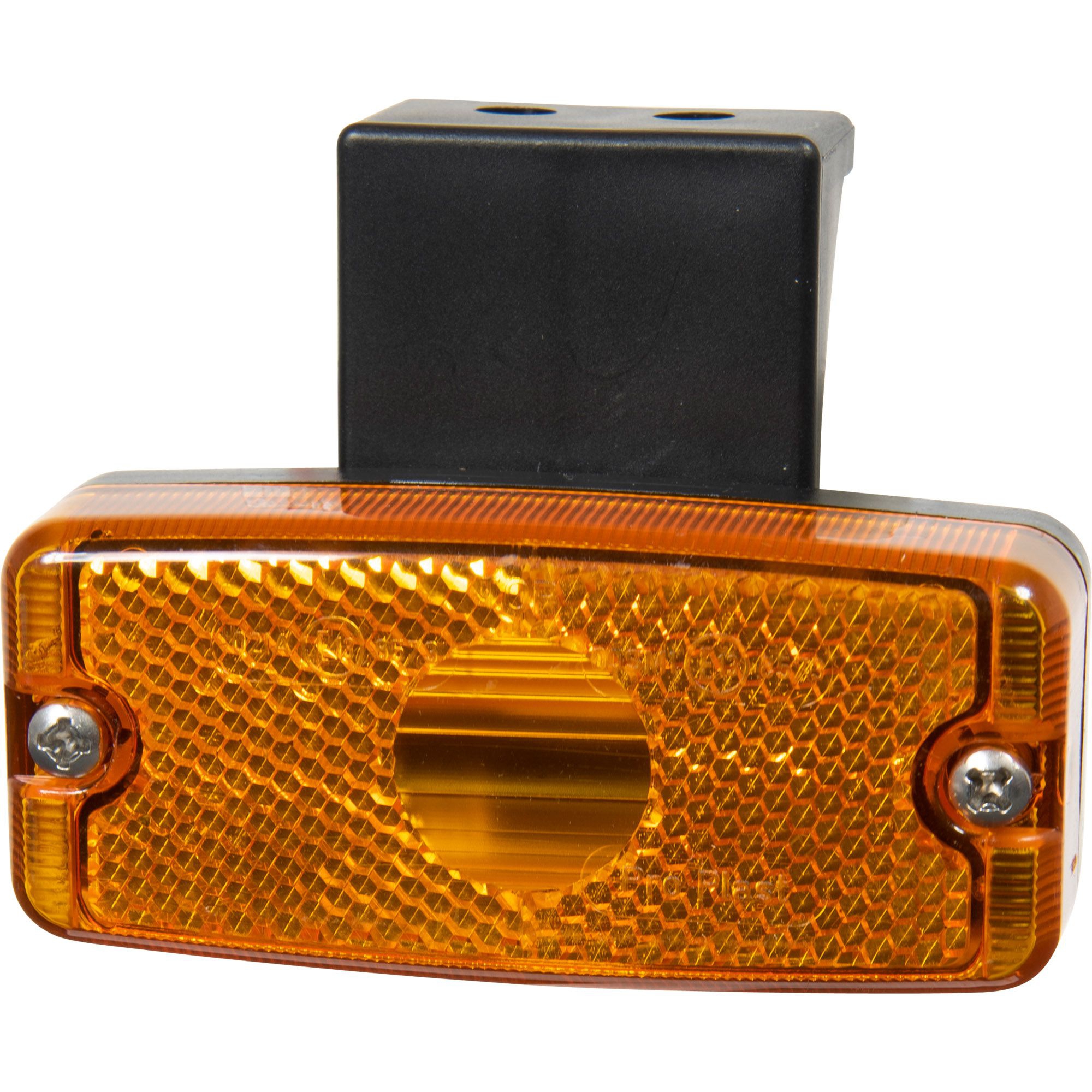 Feu latéral orange avec équerre de fixation Feu latéral orange avec équerre de fixation