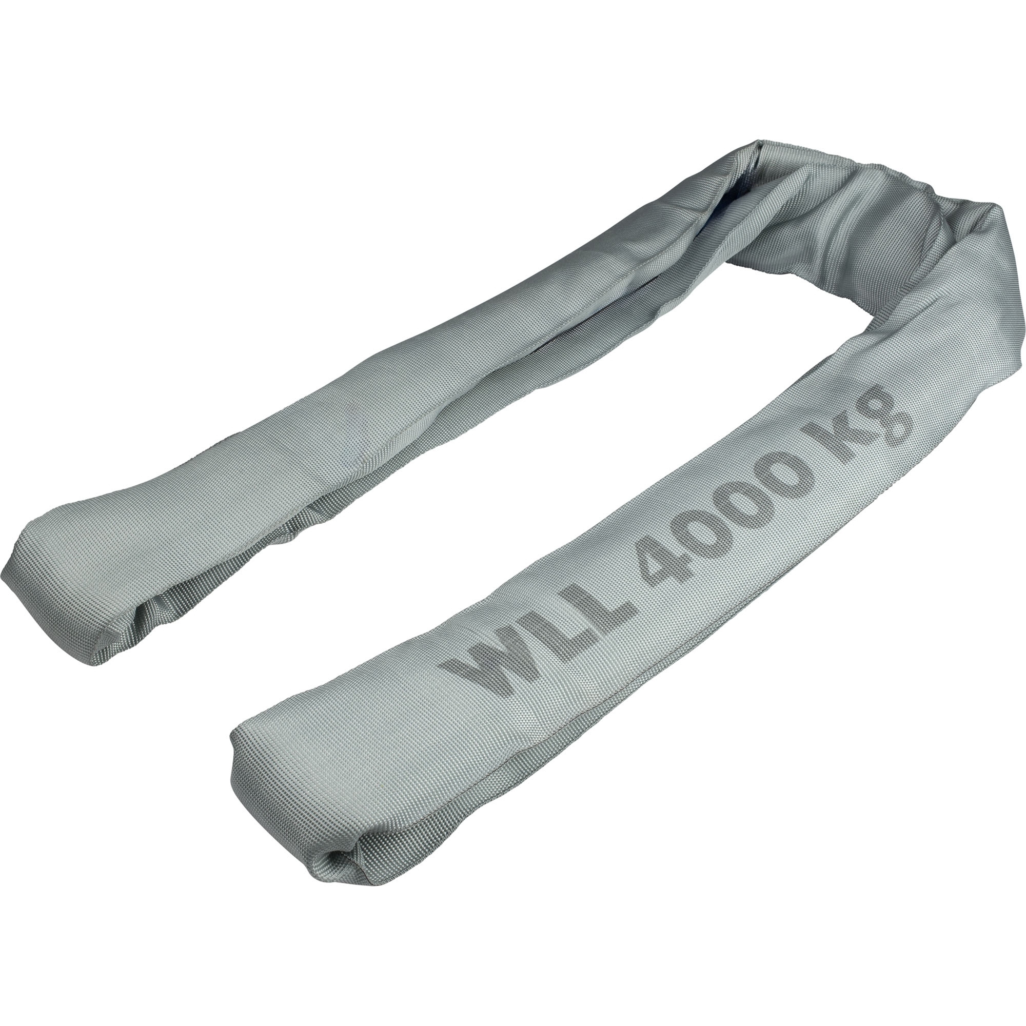 Boucle ronde 4000 kg, L 2500 mm, P 5000 mm, gris