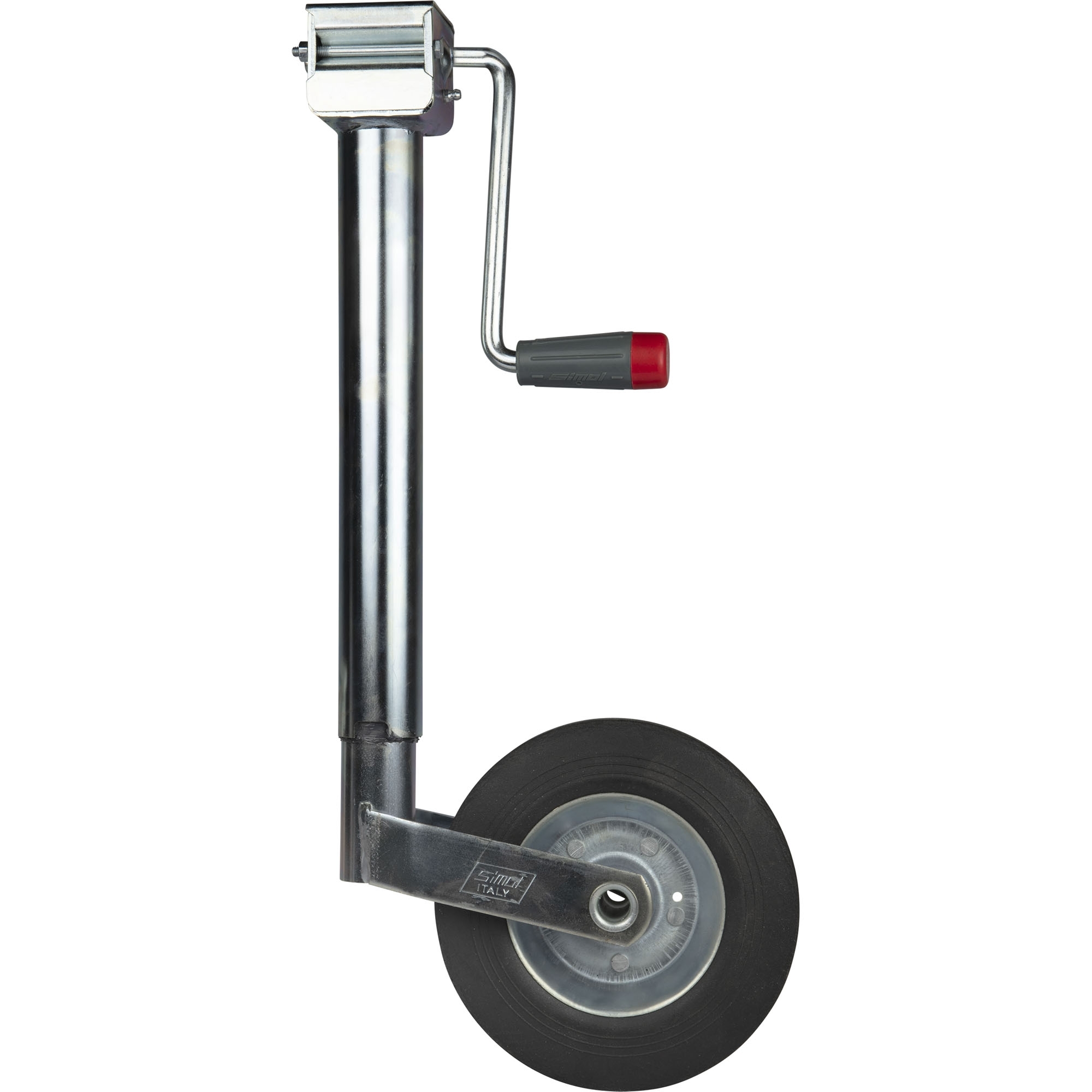 Béquille Ø 48mm, charge d’appui 150kg, jante métal Béquille Ø 48mm, charge d’appui 150kg, jante métal