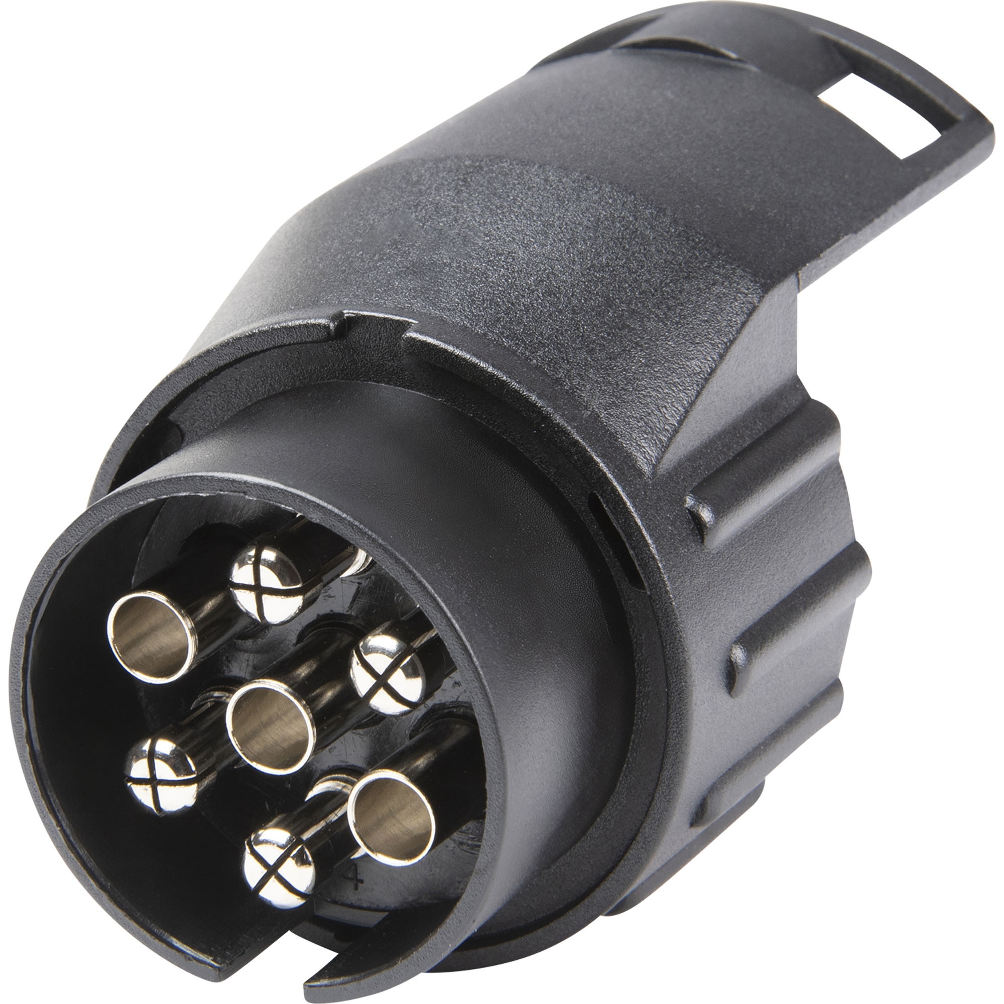 Adaptateur 7/13 compact longueur 45 mm, PVC noir