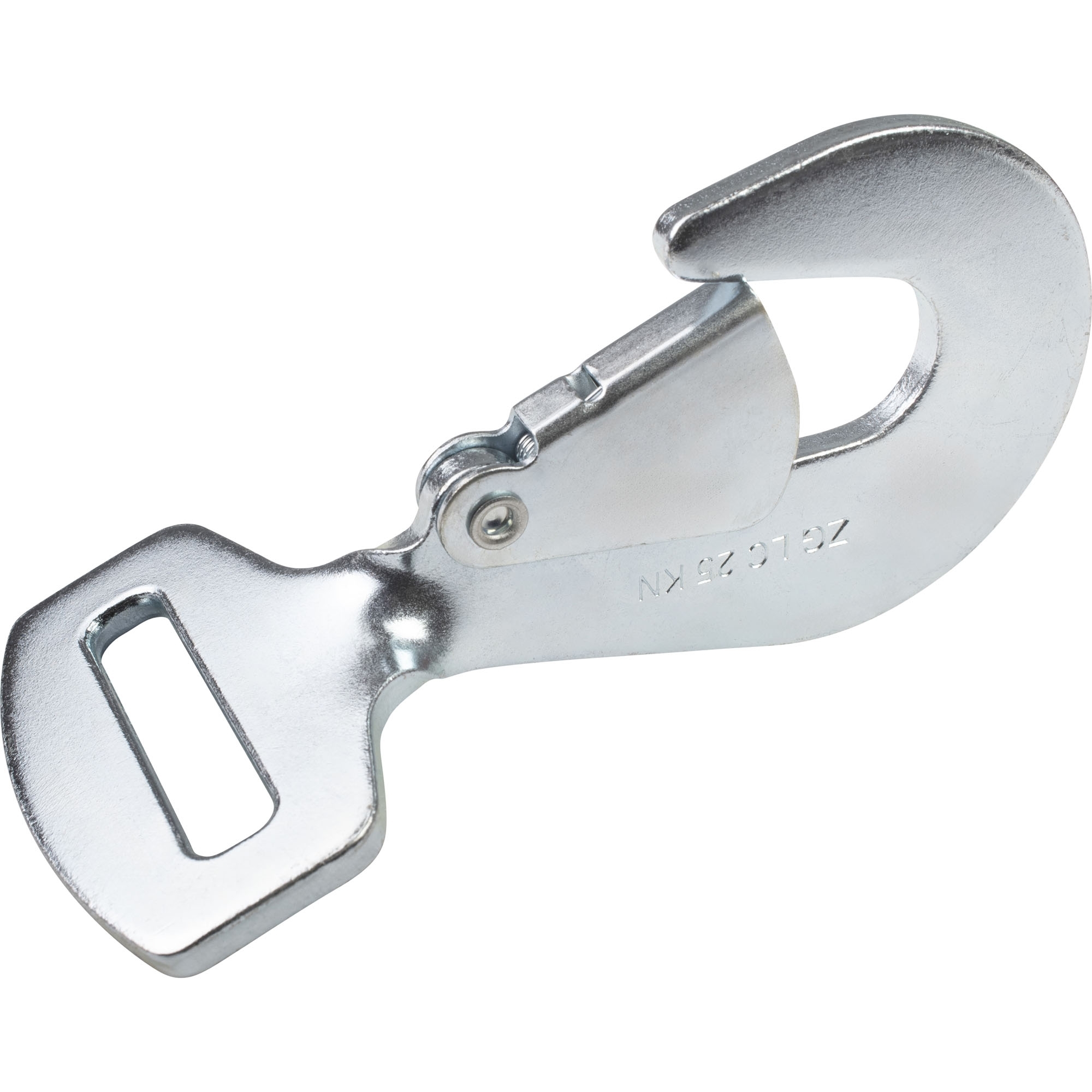 Ouvrir les crochets de la baïonnette pour la sangle de 50 mm